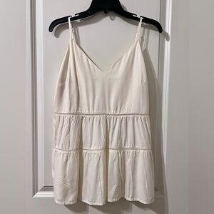 Old Navy- Cream Sleeveless Top